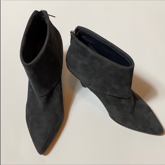Ivanka Trump Shoes - Ivanka Trump charcoal grey suede booties